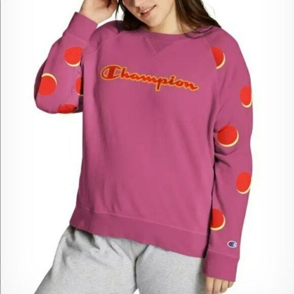 ⭐️NWT MSRP $60 Champion Campus French Terry Crew Women's Plus Size 1X - Picture 2 of 6